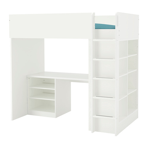 Stuva Loft Bed Combo W 2 Shlvs 3 Shlvs