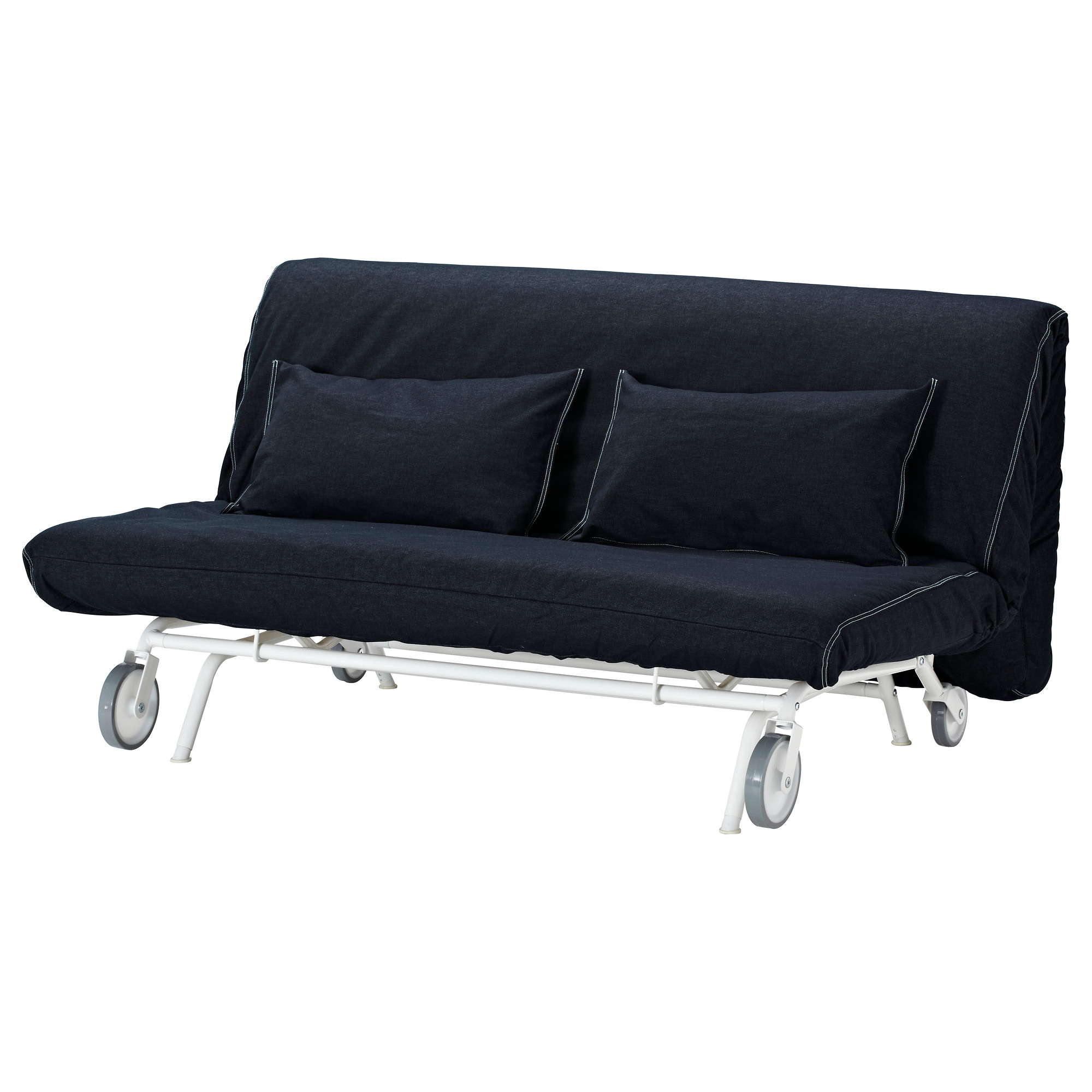 IKEA PS LÖVÅS sofá cama 2 plazas, VANSTA azúl oscuro