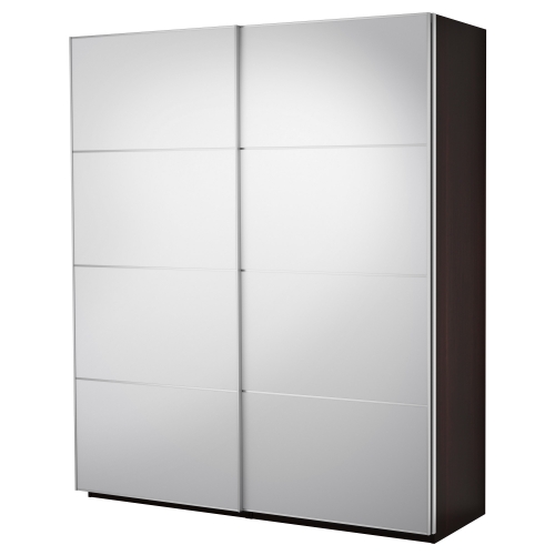 Armario Negro Puertas Correderas